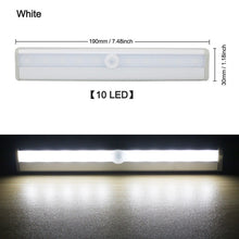 Load image into Gallery viewer, 6/10 LEDs PIR LED Motion Sensor Light Cupboard Wardrobe